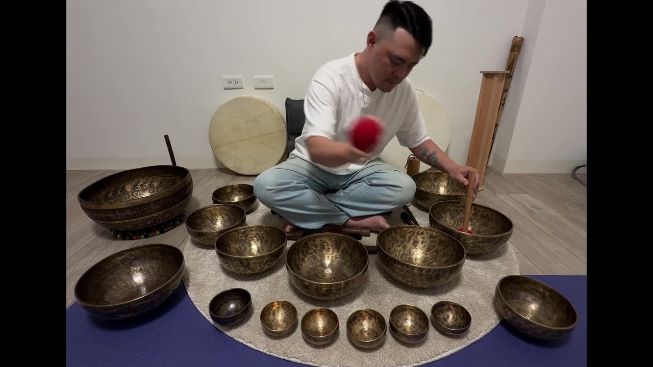 第4天｜頌缽聲音流動，讓身心慢慢鬆開 Day 4｜Flowing Tibetan Singing Bowl Sound Healing