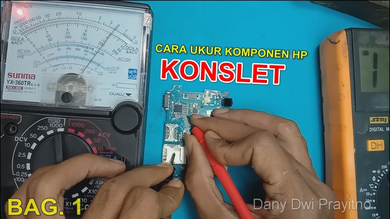 Cara Cek Short Pada HP Menggunakan Multitester Analog dan Digital (BAG.1)
