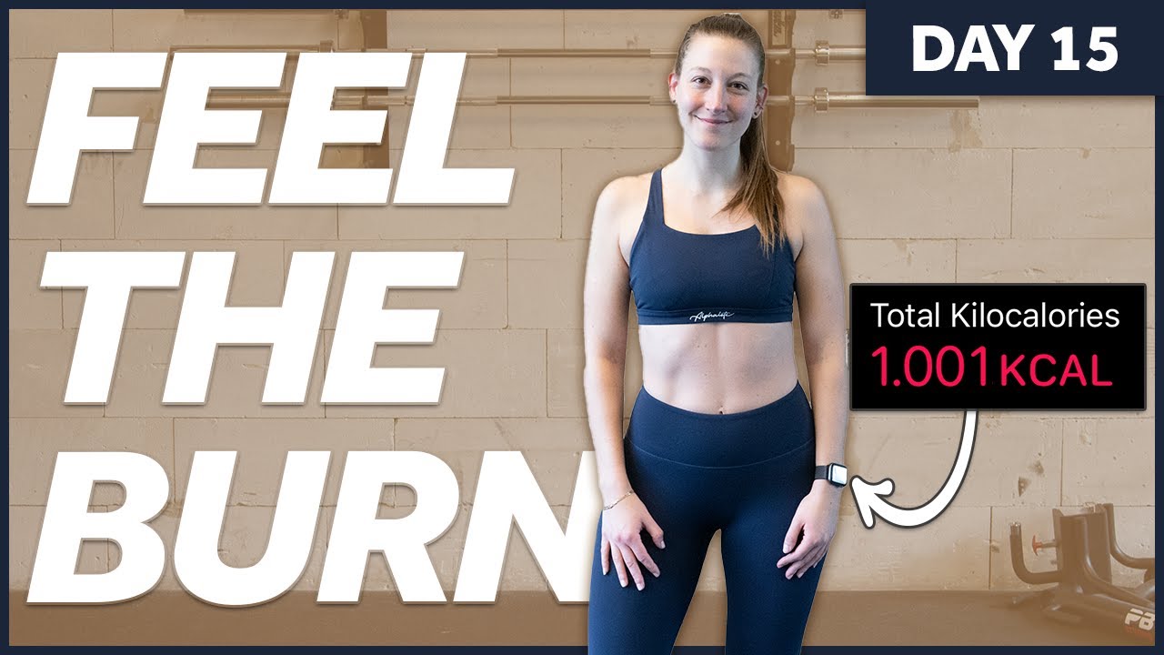 DAY 15 | 70 min HIIT Workout (1000 Calories ?!) | FEEL THE BURN