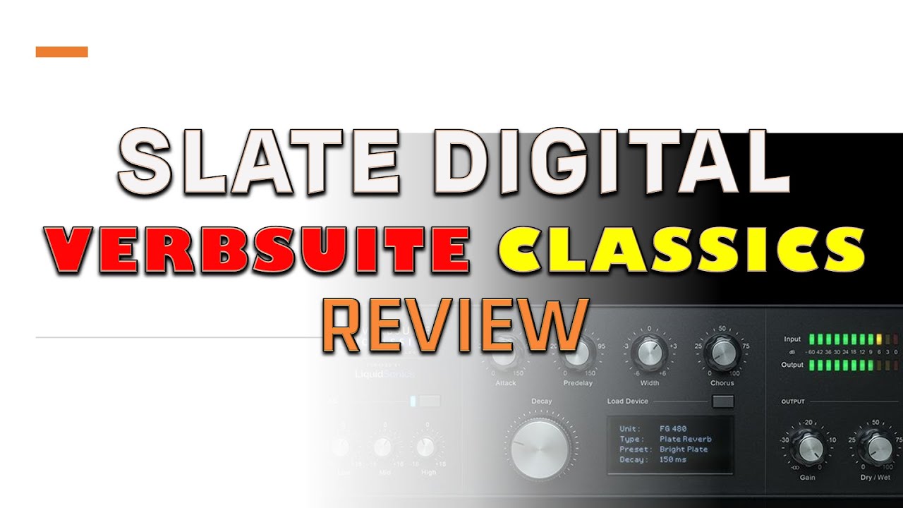 Slate Digital VerbSuite Classics Convolution Reverb review - IR 리버브 사용기 - 버브스위트클래식 - 리뷰 - 유일사운드웍스