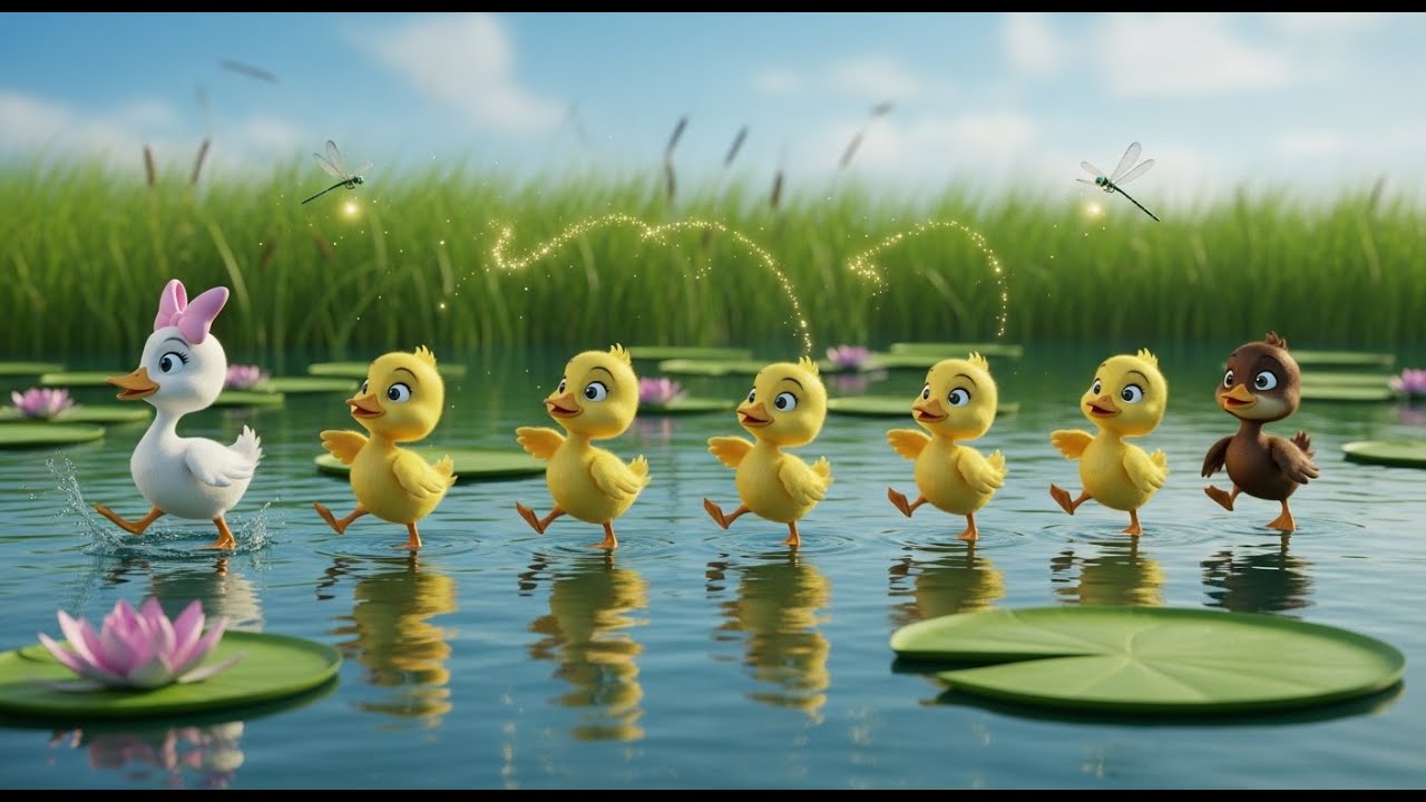Little Duck Daisy Splashy Pond Parade 🦆💦 Kids Song & Nursery Rhymes
