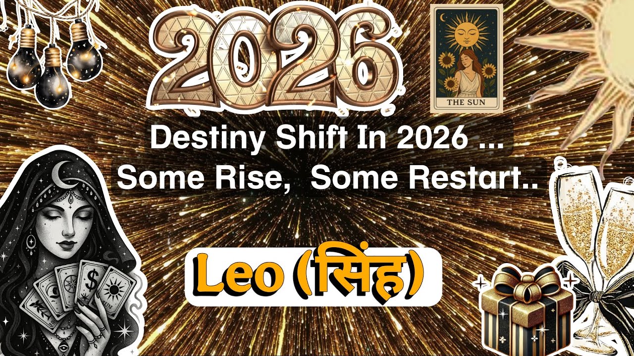 ♌ Leo (सिंह) | ✨2026 Prediction ✨ | Tarot Card Reading 🃏 | In Hindi 