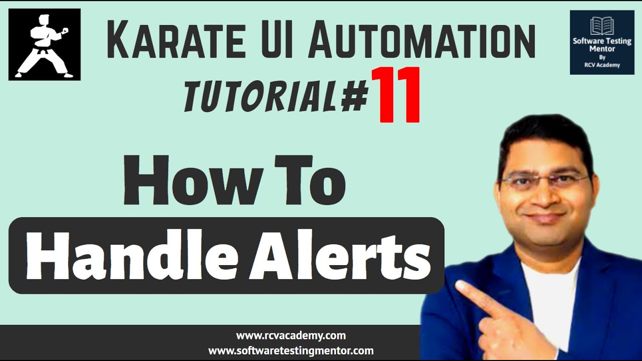 Karate UI Automation Tutorial #11-How to Handle Alert, Popup in Karate