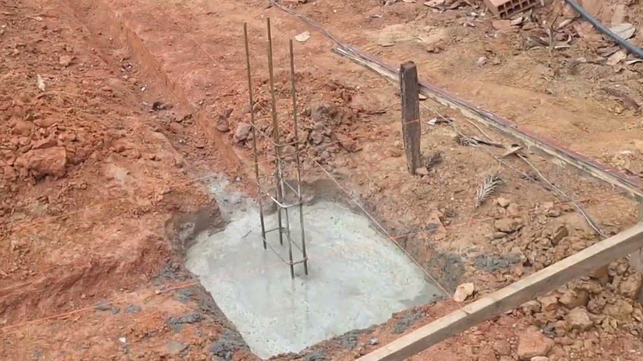Feito já as sapatas para começar a construir a casa👏👏👏 🏠 