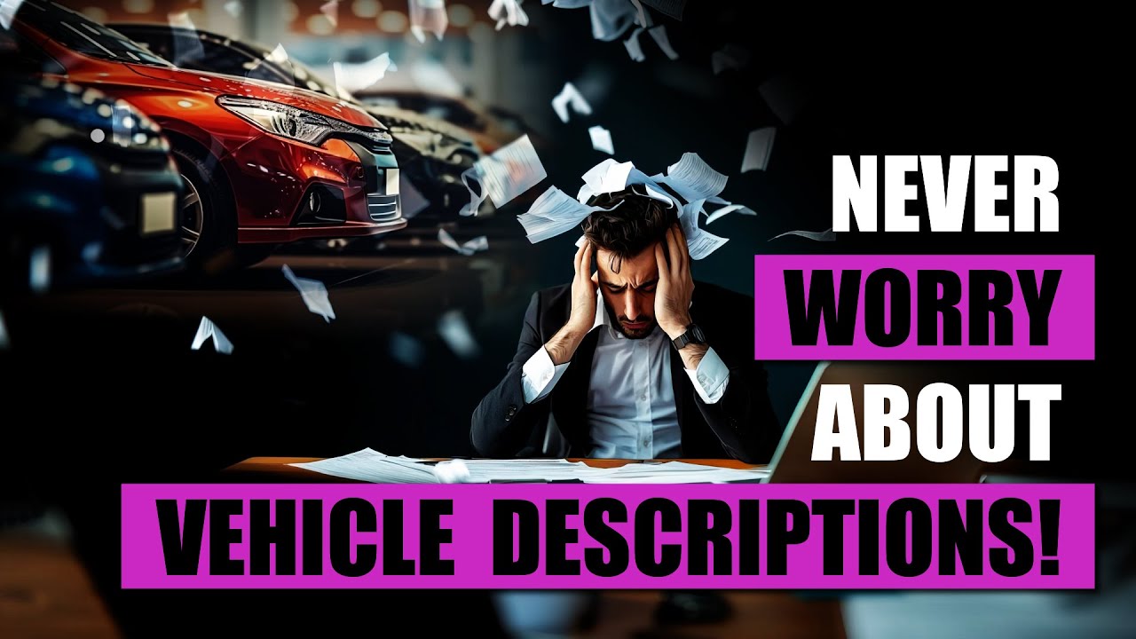 AUTO Chat | The AI That MAKES ALL Vehicle Descriptions for You