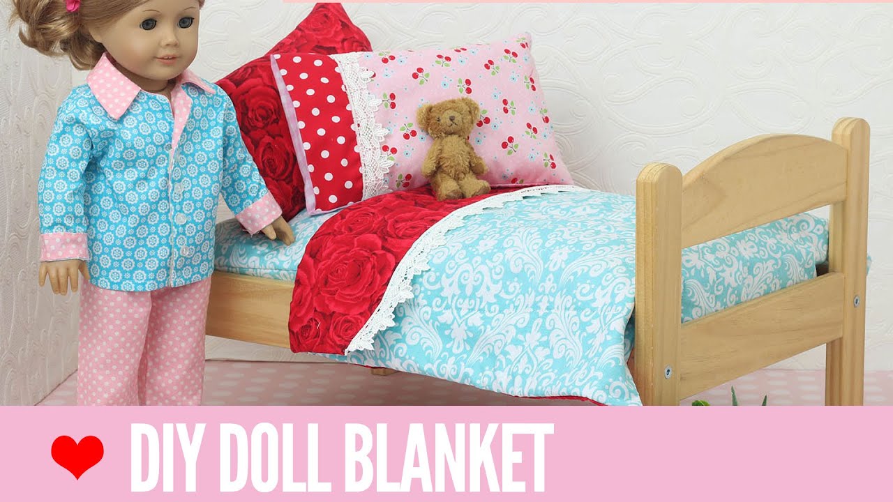 Doll Blanket Pattern for 18 inch Dolls - Easy for Beginners