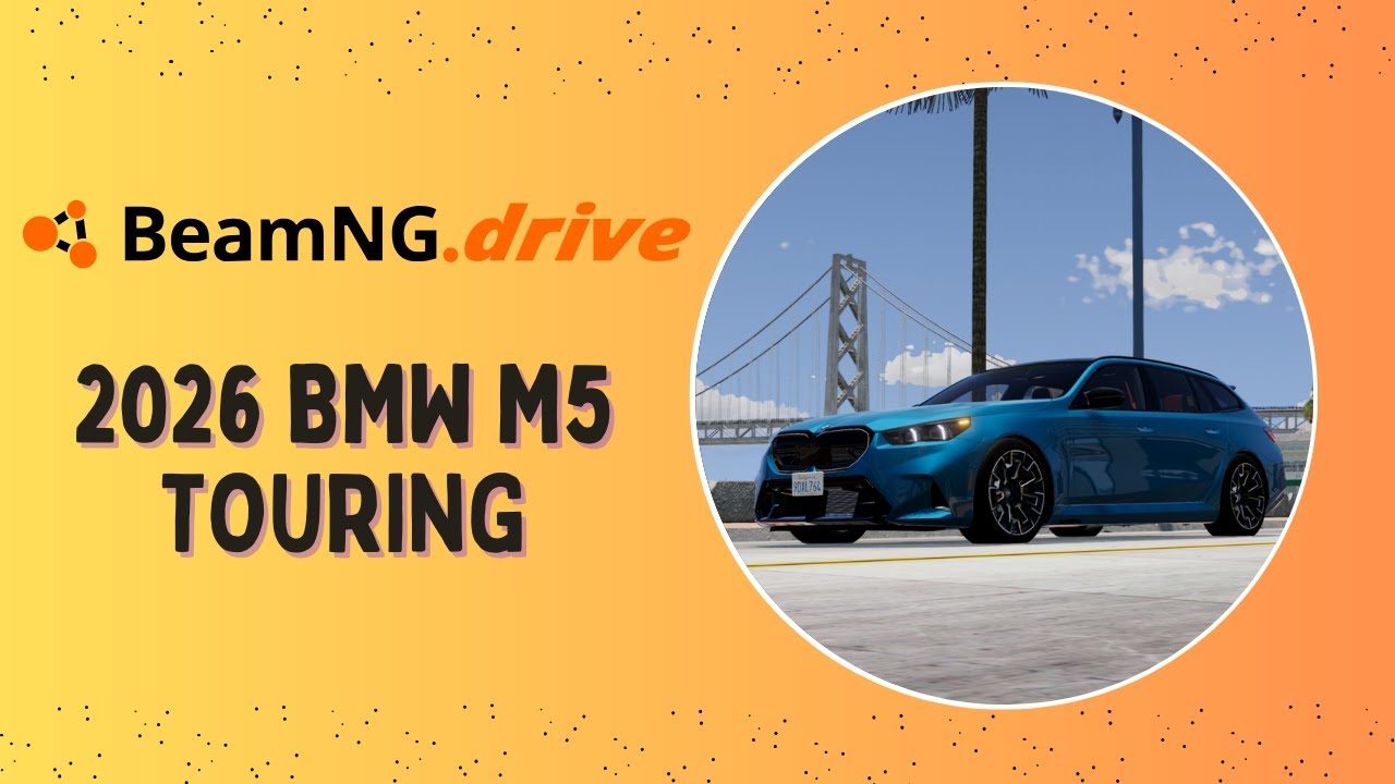 2026 BMW M5 Touring Test Drive (BeamNG)
