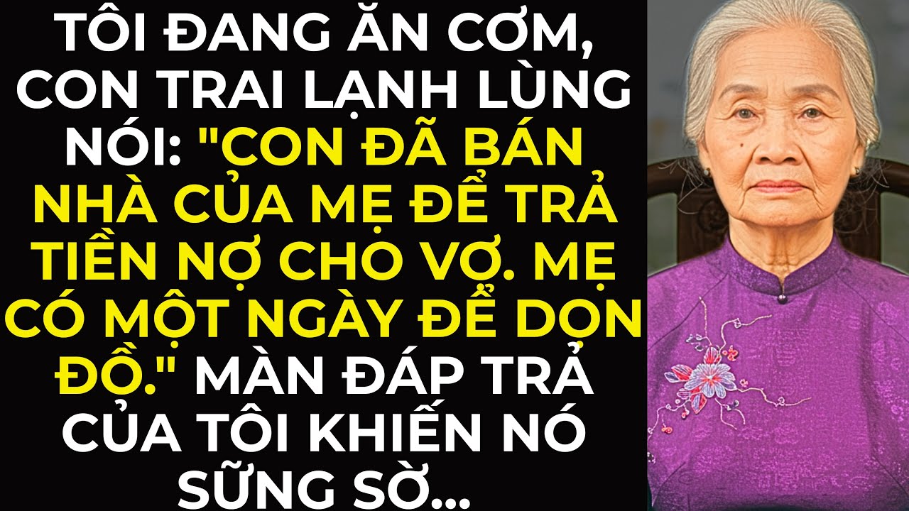 Con trai tôi nói: 