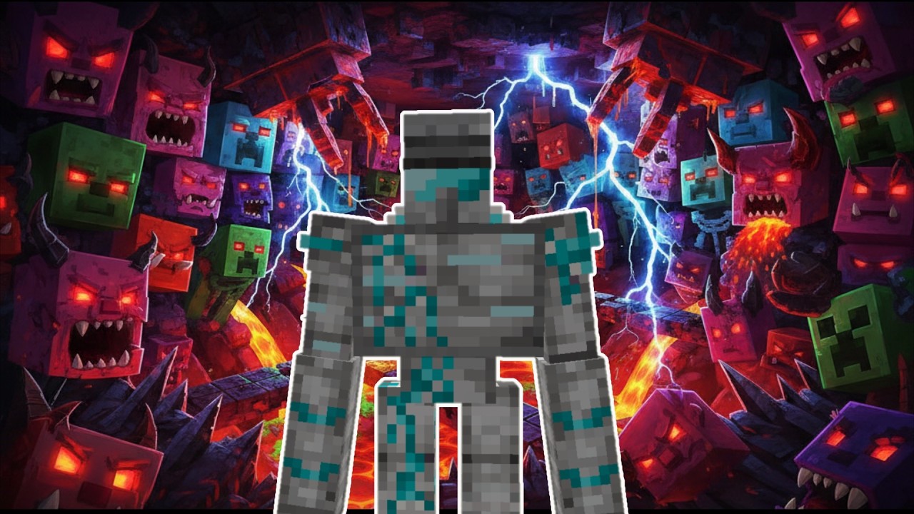 Novagolem VS Death Trap 1.20 | Minecraft |Mobs Battle