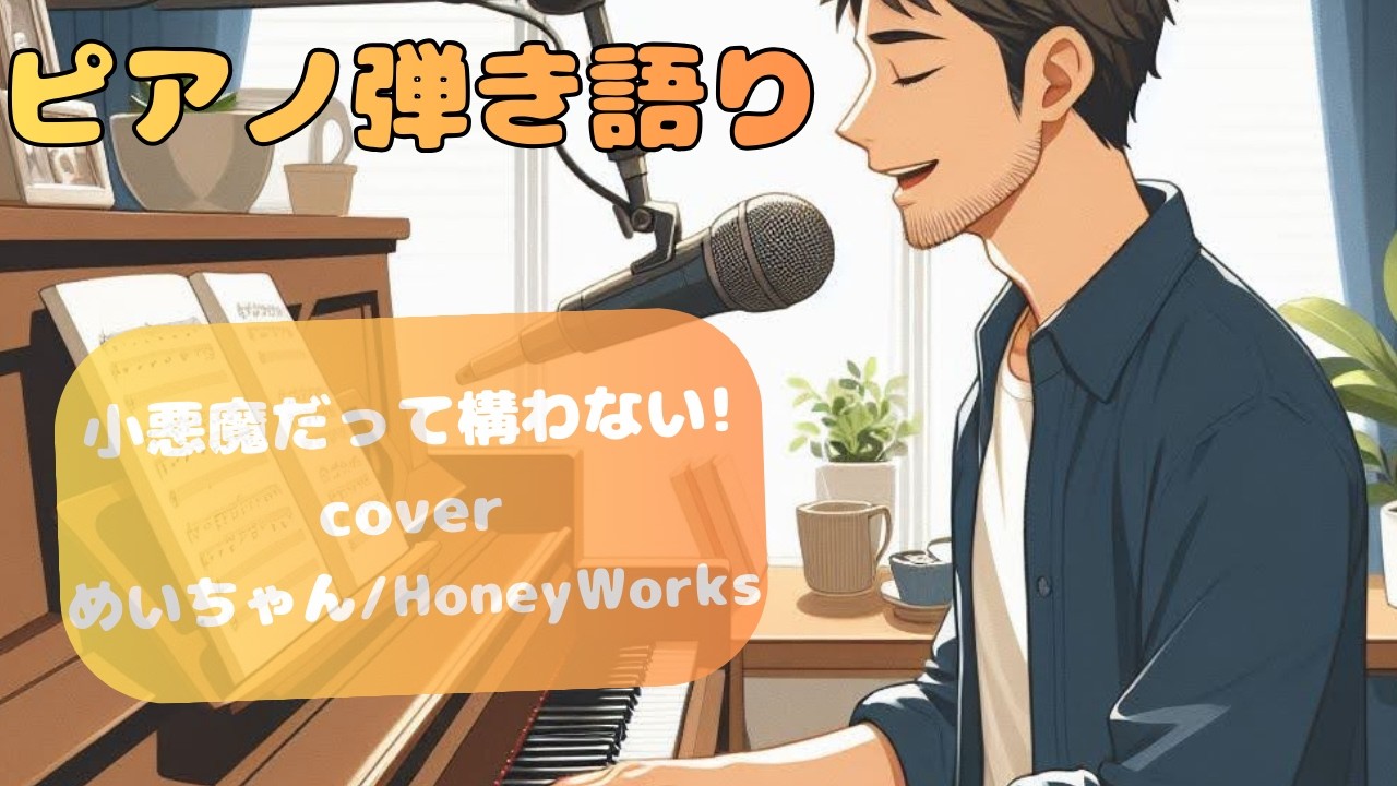 【ピアノ弾き語り】小悪魔だって構わない!/めいちゃん