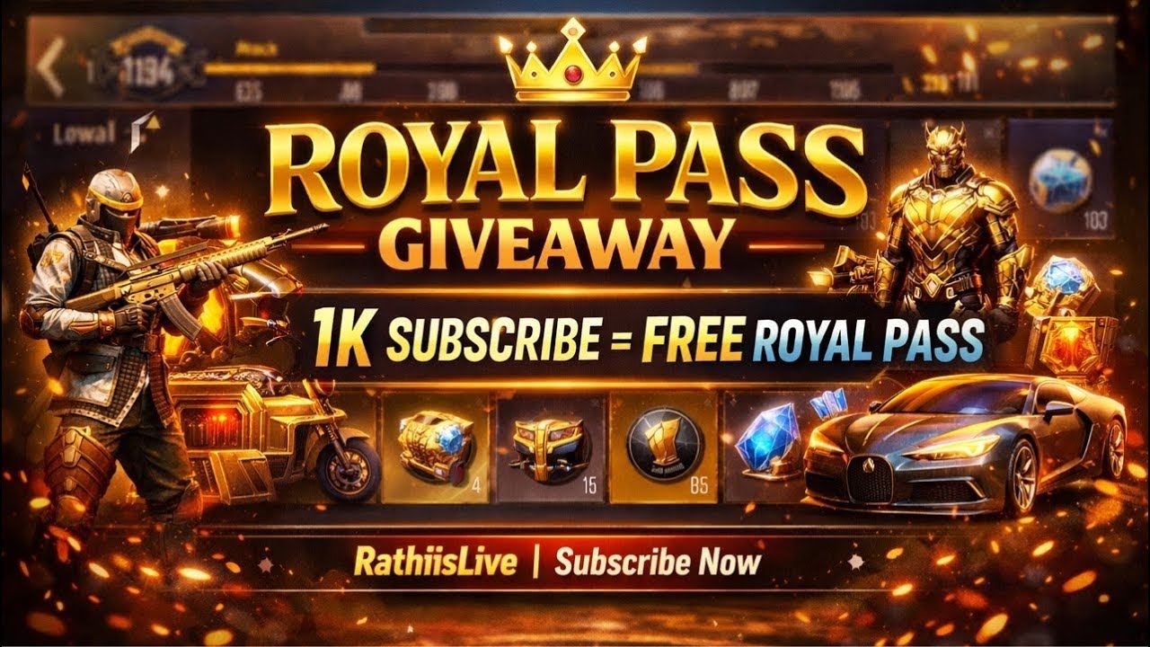 BGMI Live 🔥 OP M416 Clutch | 1K Subscribe = Royal Pass Giveaway 🎁 | RathiisLive Shorts #bgmi #iQOO