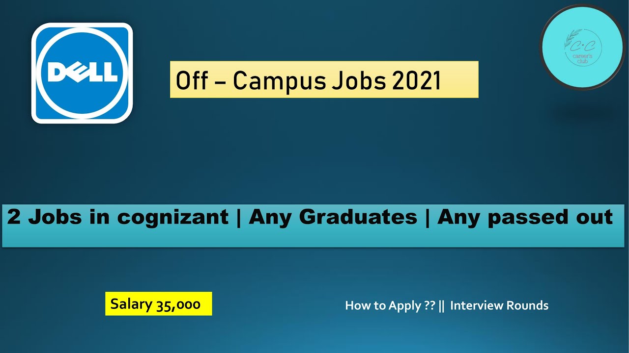 Dell Off Campus Job | No Coding Skills | Dell Recruitment | Dell Jobs 2021