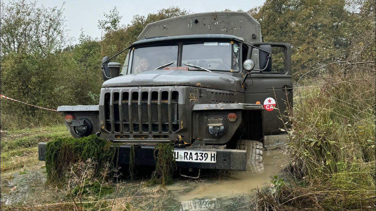 Урал 4320, Ural 4320, Застрял! Festgefahren!