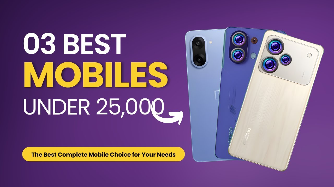 Best Mobile Phones in 25000 Budget | OnePlus Nord CE 5 V/S Oppo K13 Turbo V/S Realme P4 Pro