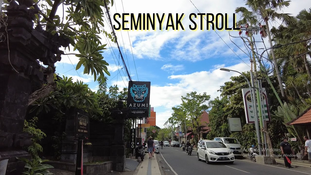 Seminyak Bali Afternoon Walk
