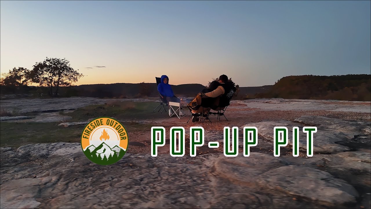 Отдых на свежем воздухе с кострищем Fireside Outdoor Pop-Up