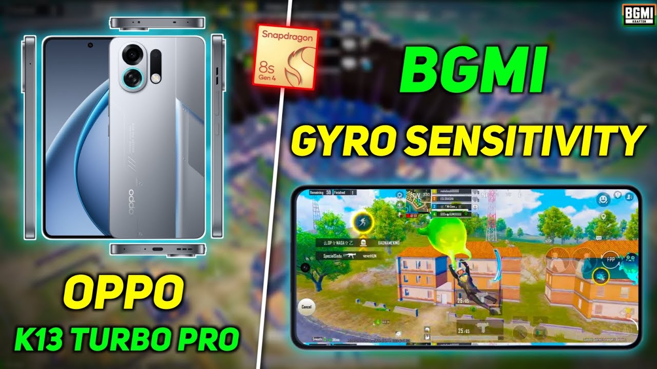 🟢 OPPO K13 Turbo Pro BGMI SENSITIVITY ⚙️ | 90 FPS + NO RECOIL + GYRO SETTINGS 🔥🟢
