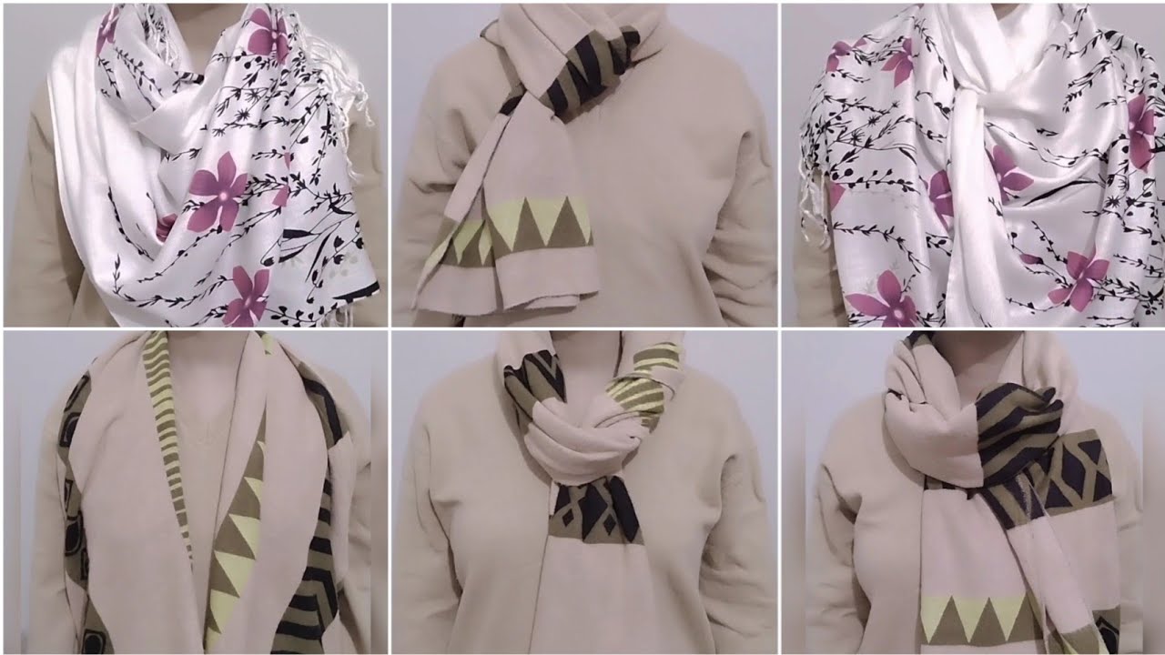 Simple Scarf Styles for Beginners.