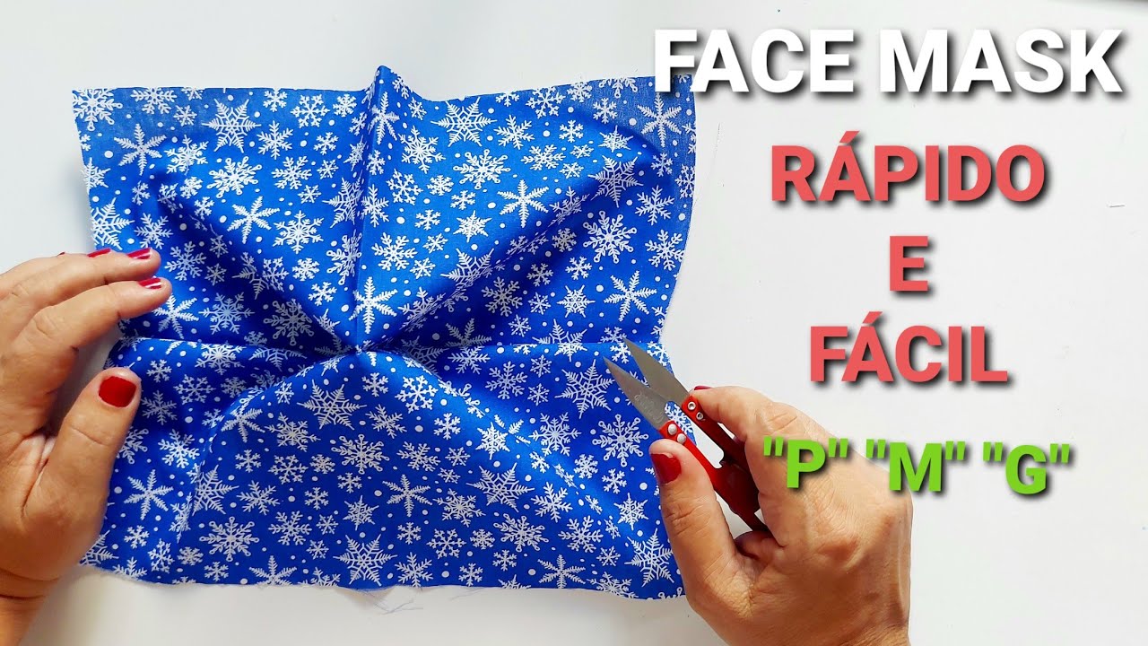 FACE MASK 😷 A MÁSCARA NOVO DETALHE RÁPIDO, FÁCIL, SIMPLES E SEM DESPERDÍCIO🔥🔥 ÓCULOS? SIM!!!
