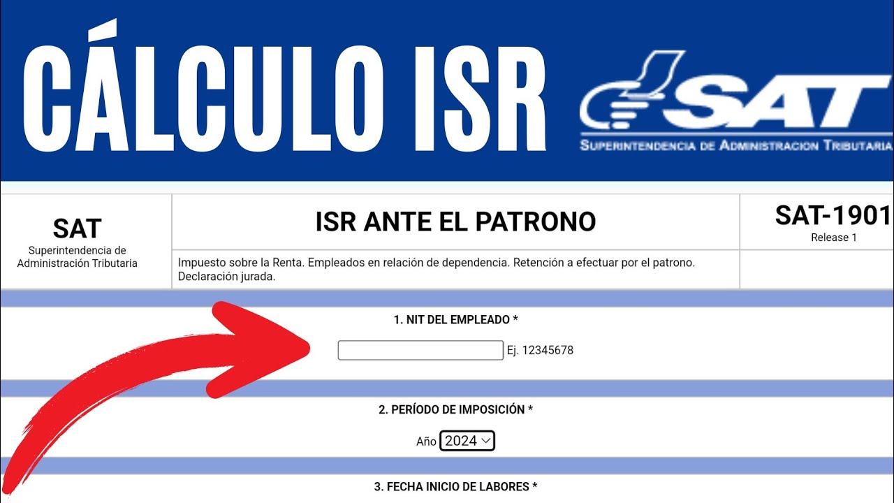 🔵 Cálculo ISR Asalariados - Emisión CONSTANCIA de Retención de ISR Guatemala portal de la SAT💻