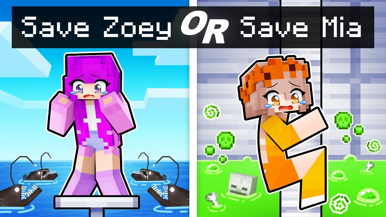 Save ZOEY or MIA in Minecraft?