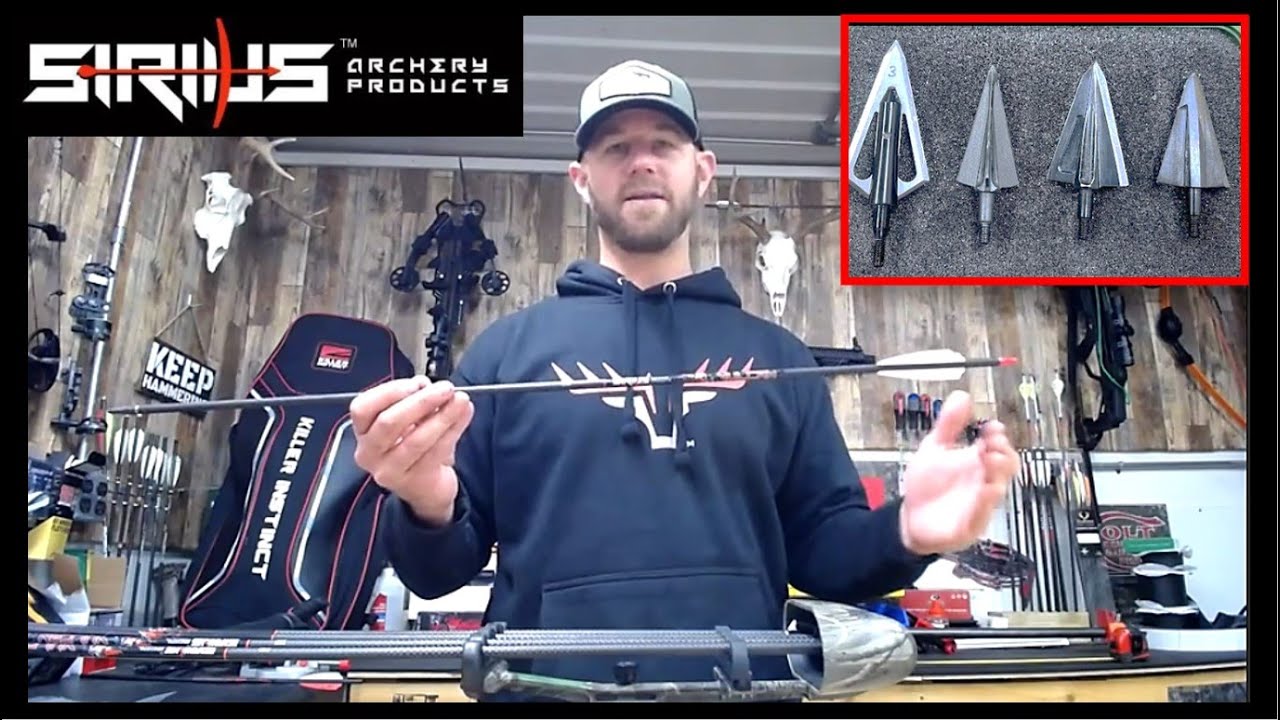 Sirius Vulcan Arrow Review - Testing with 4 Different Broadheads