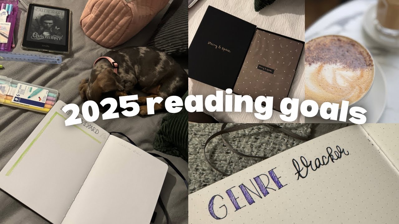 My reading  journal and 2025 bookish goals