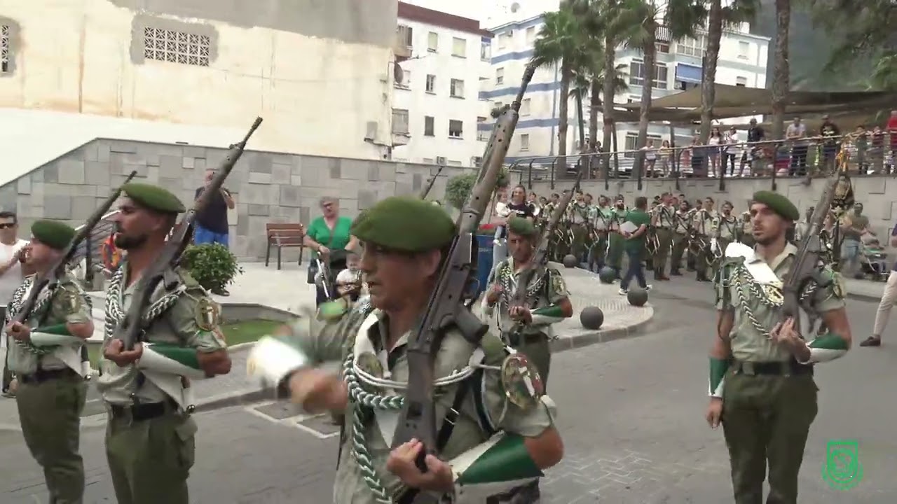 Diana 25 Aniversario | Tte Coronel Barberá y Tercios Heroicos en avda. de la Libertad y c. Rosales