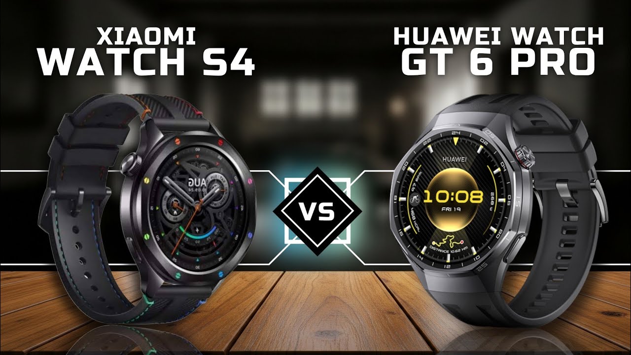 XIAOMI WATCH S4 VS HUAWEI WATCH GT 6 PRO | WHICH IS BETTER?