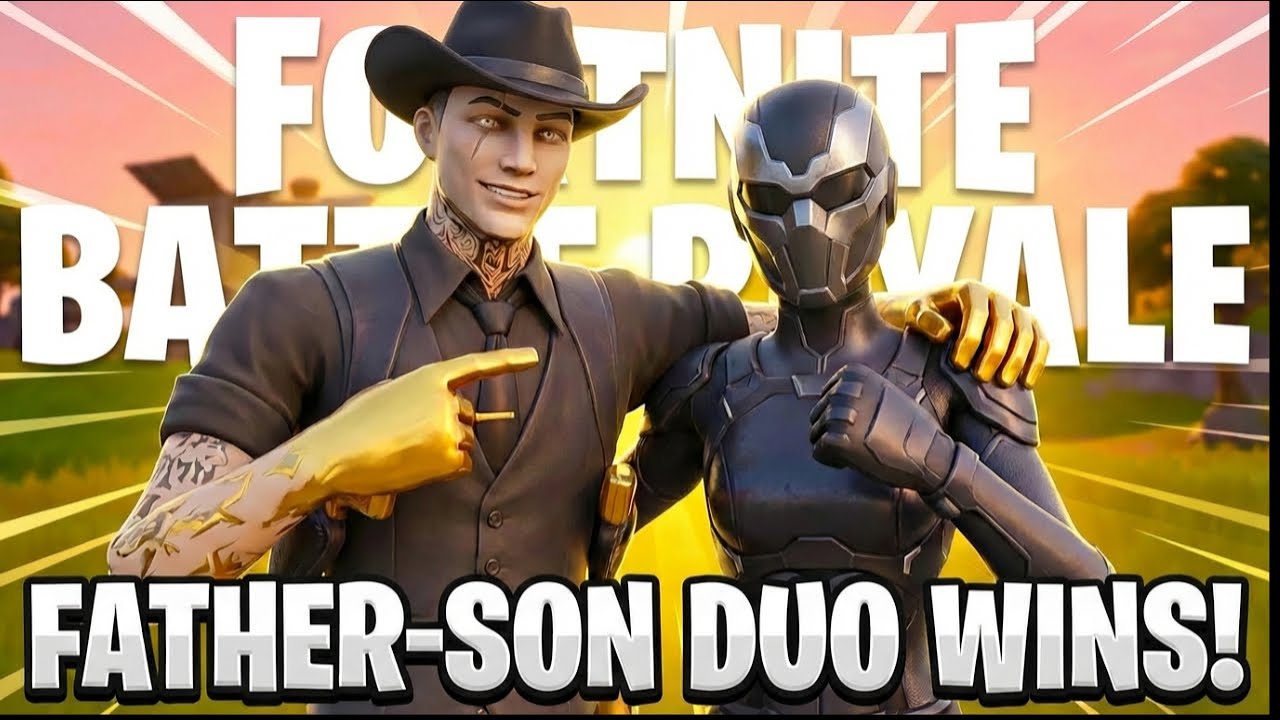 Father & Son Fortnite DUO DOMINATE the Lobby for the WIN! Insane Teamwork & Clutch Plays