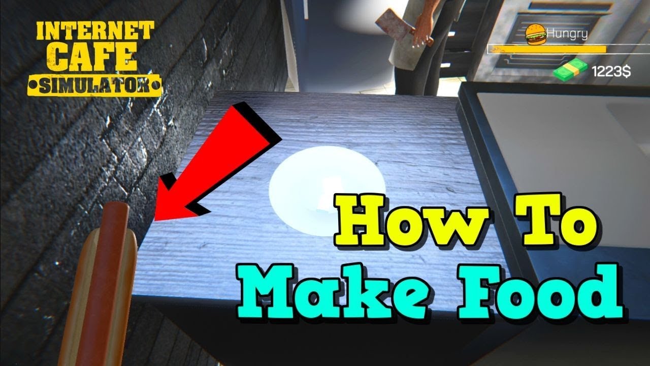 Internet Cafe Simulator - How to give food and beverages to your clients