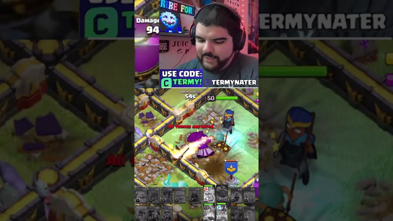 The Clasharama Warden is GOOFY... (Clash Of Clans)