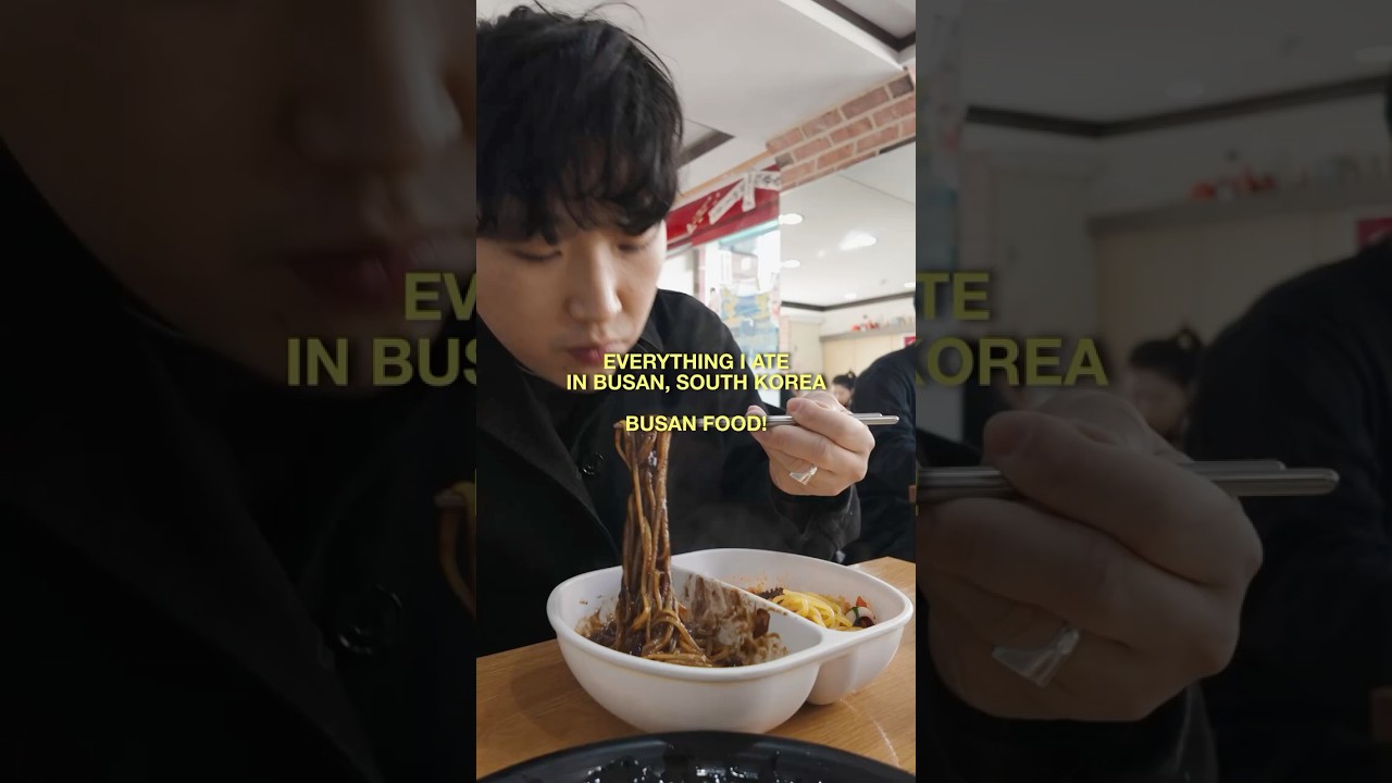 everything I ate in busan, south korea and some fun info about Busan food!