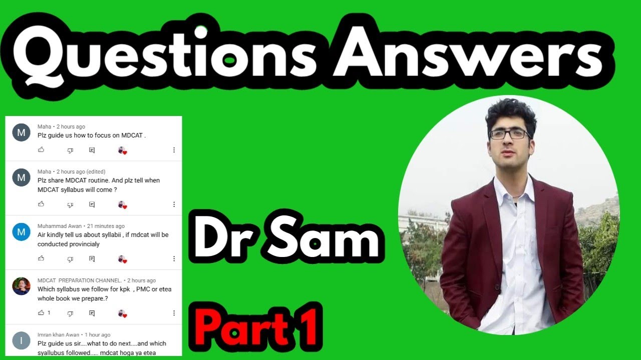 MDCAT Syllabus and Provincial MDCAT||MDCAT 2022 releated Questions and Answers by Dr sam||Mdcat 2022