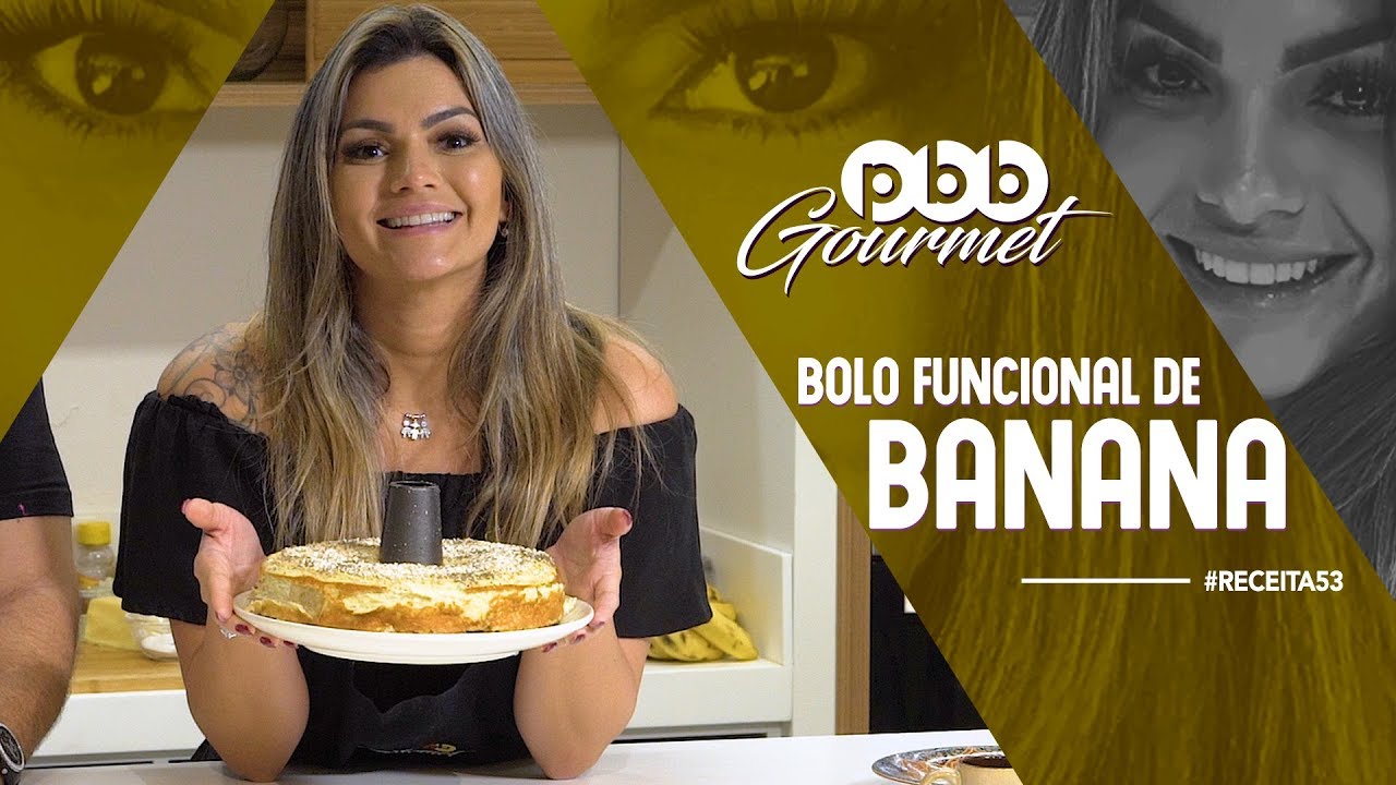 PBB Gourmet #53 - Bolo FUNCIONAL de BANANA FIT