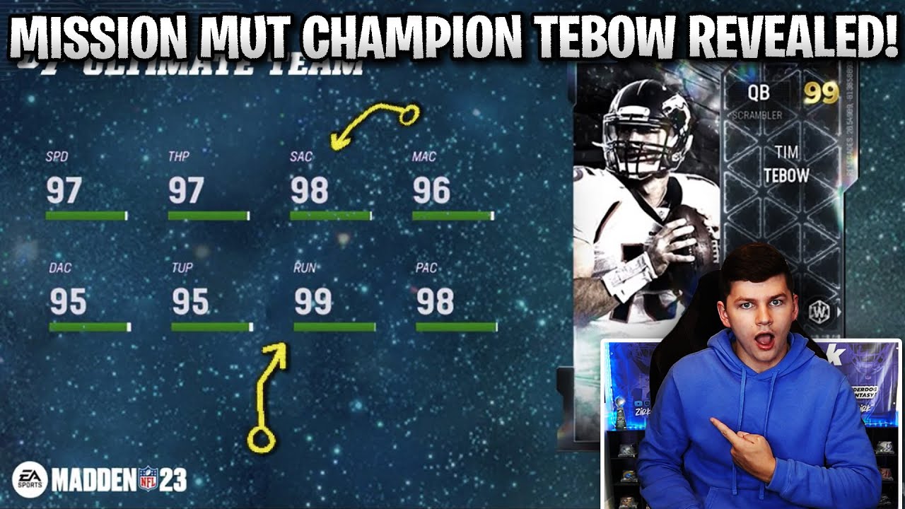 MISSION MUT CHAMPION TIM TEBOW REVEALED! | MADDEN 23 ULTIMATE TEAM