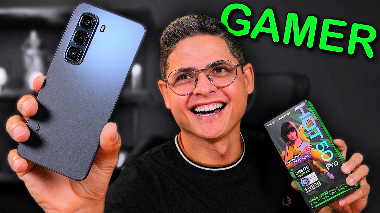 Infinix Hot 50 Pro - O NOVO CELULAR GAMER CUSTO-BENEFÍCIO! Unboxing e Impressões