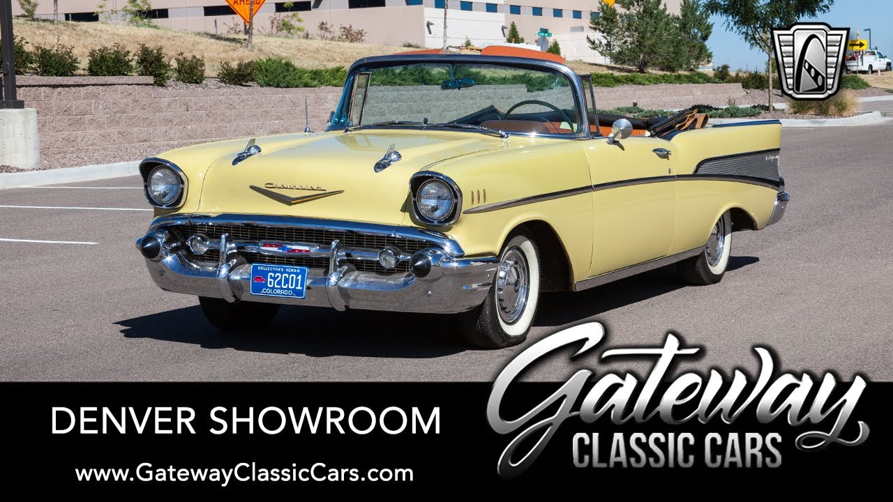 1957 Chevy Belair Convertible For Sale, Gateway Classic Cars - Denver #638