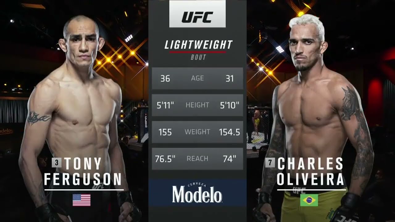 Charles Oliveira vs Tony Fergunson - FULL FIGHT