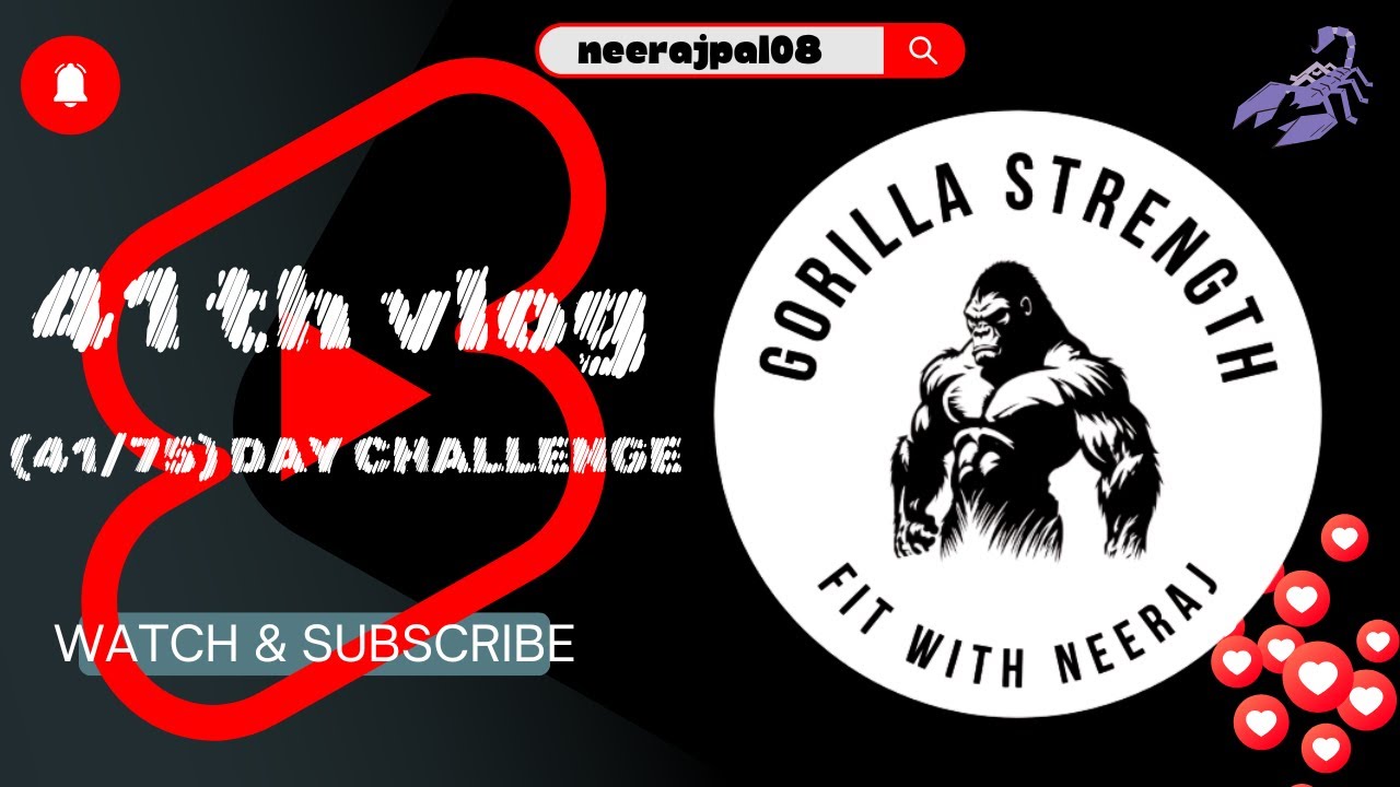 My 41 vlog (41/75) self challenge day