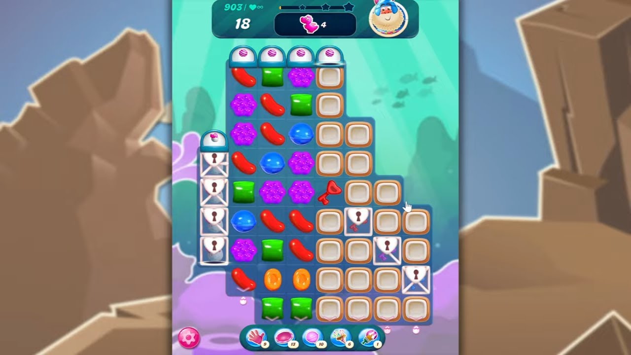 Candy Crush Saga LEVEL 903 NO BOOSTERS&nbsp;(new version)🐟☑️
