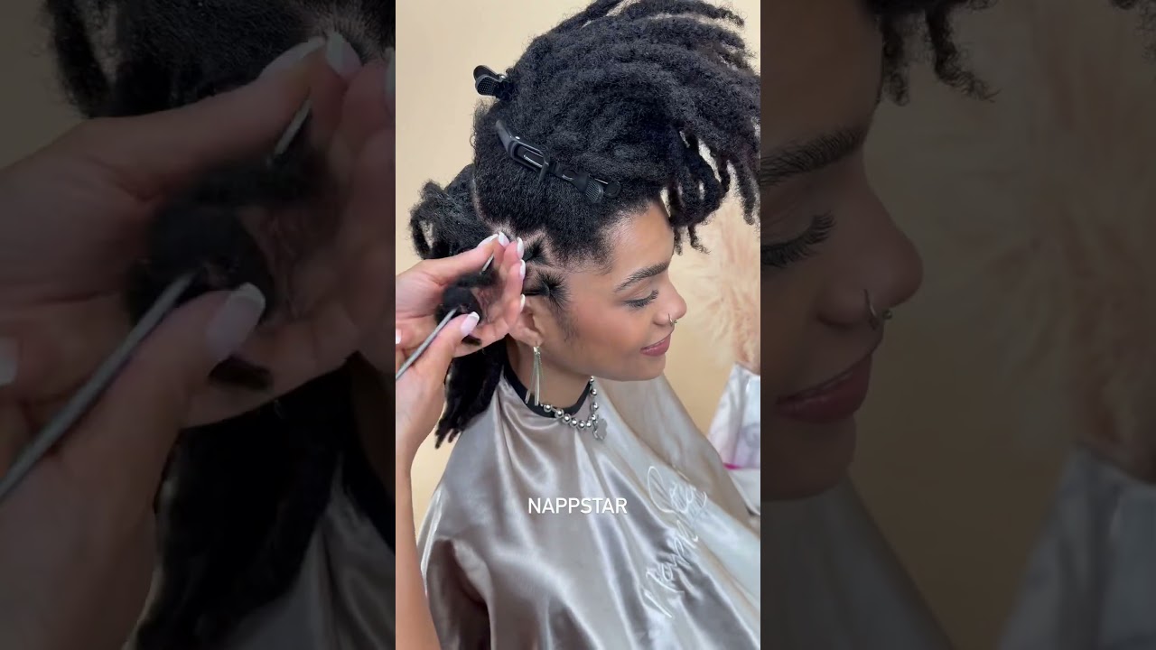Comb Retwist by NappStar✨😍 #locs #fypシ゚viral