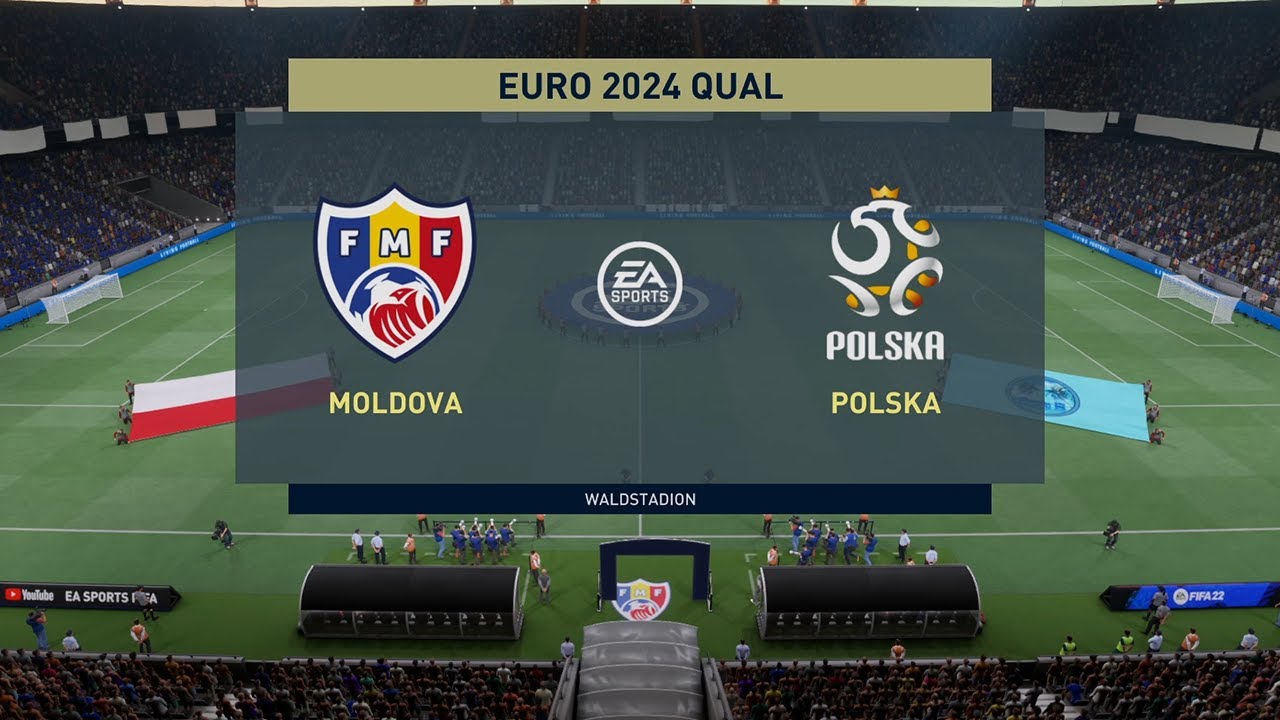 FIFA 22 | Eliminacje EURO 2024 | Mołdawia - Polska