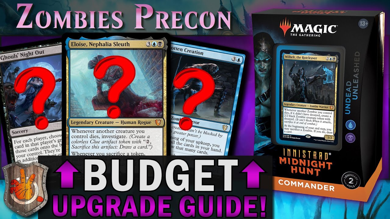 Руководство по улучшению бюджета Undead Unleashed Precon Midnight Hunt | Command Zone 424 | Magic...