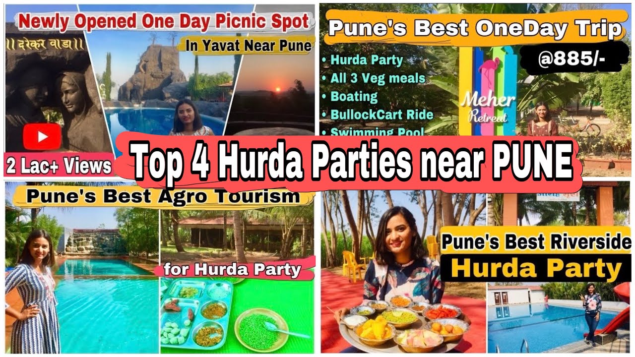 Top 4 Hurda Party near Pune | One Day Picnic Spots near PUNE | ​⁠@Findingindia