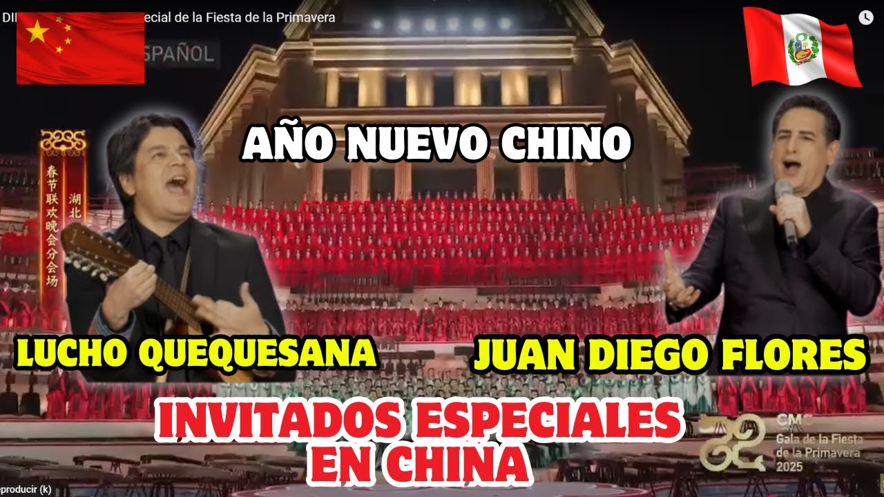 ¡CHINA: ESPECTÁCULO más GRANDE DEL MUNDO con JUAN DIEGO FLORES y LUCHO QUEQUESANA!