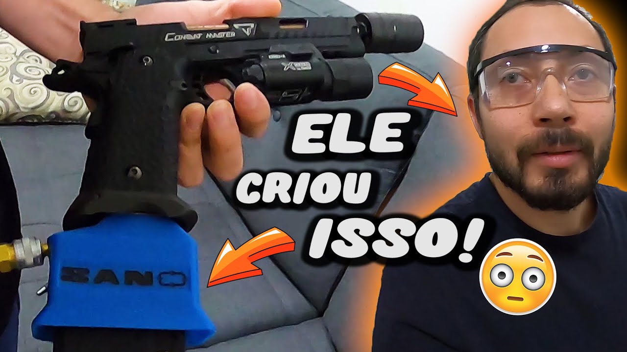 ADAPTADOR DE MAG DE M4 PRA PISTOLA HPA AIRSOFT | Heuer Vlog