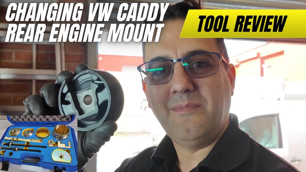 Changing VW Caddy Rear Engine Mounts at home