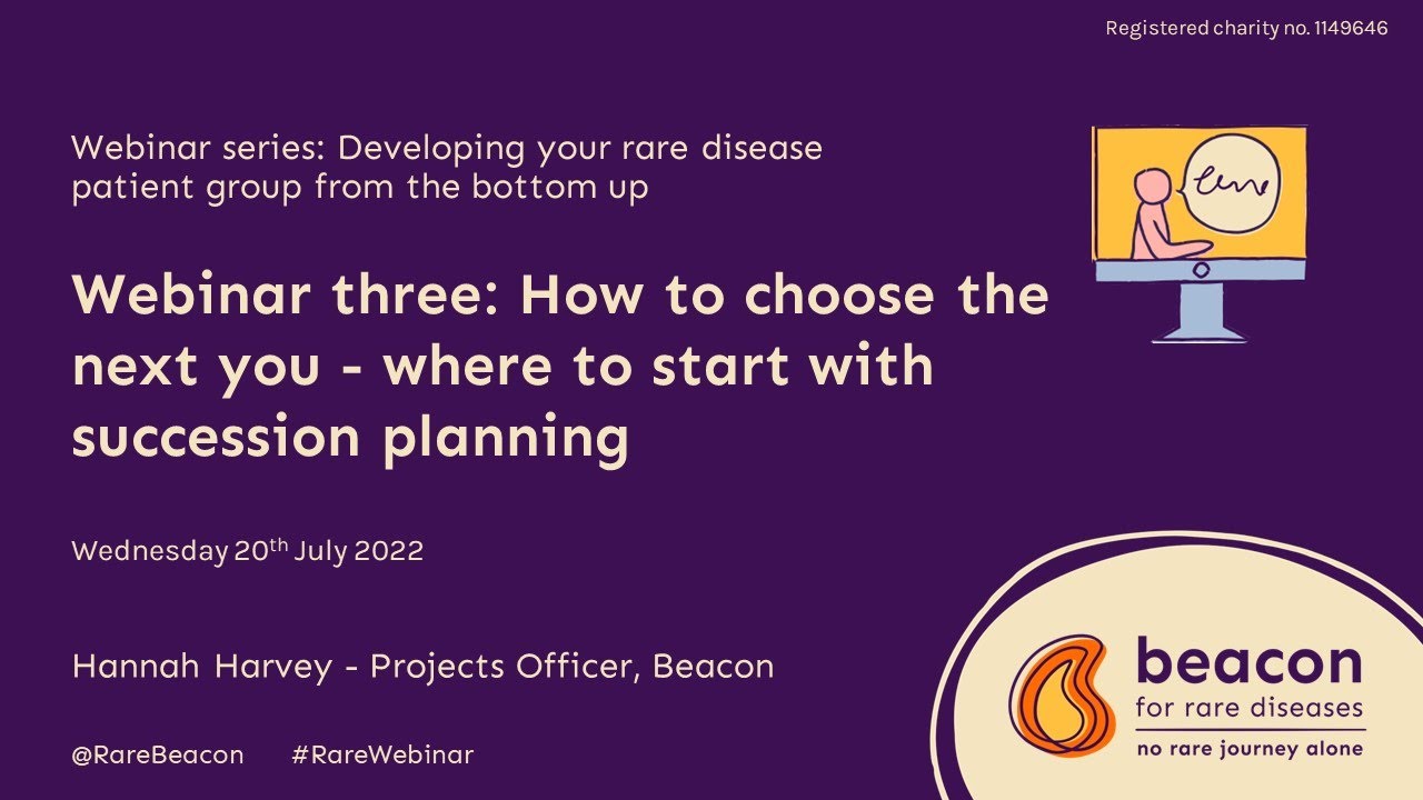 Webinar three: How to choose the next you - where to start with succession planning