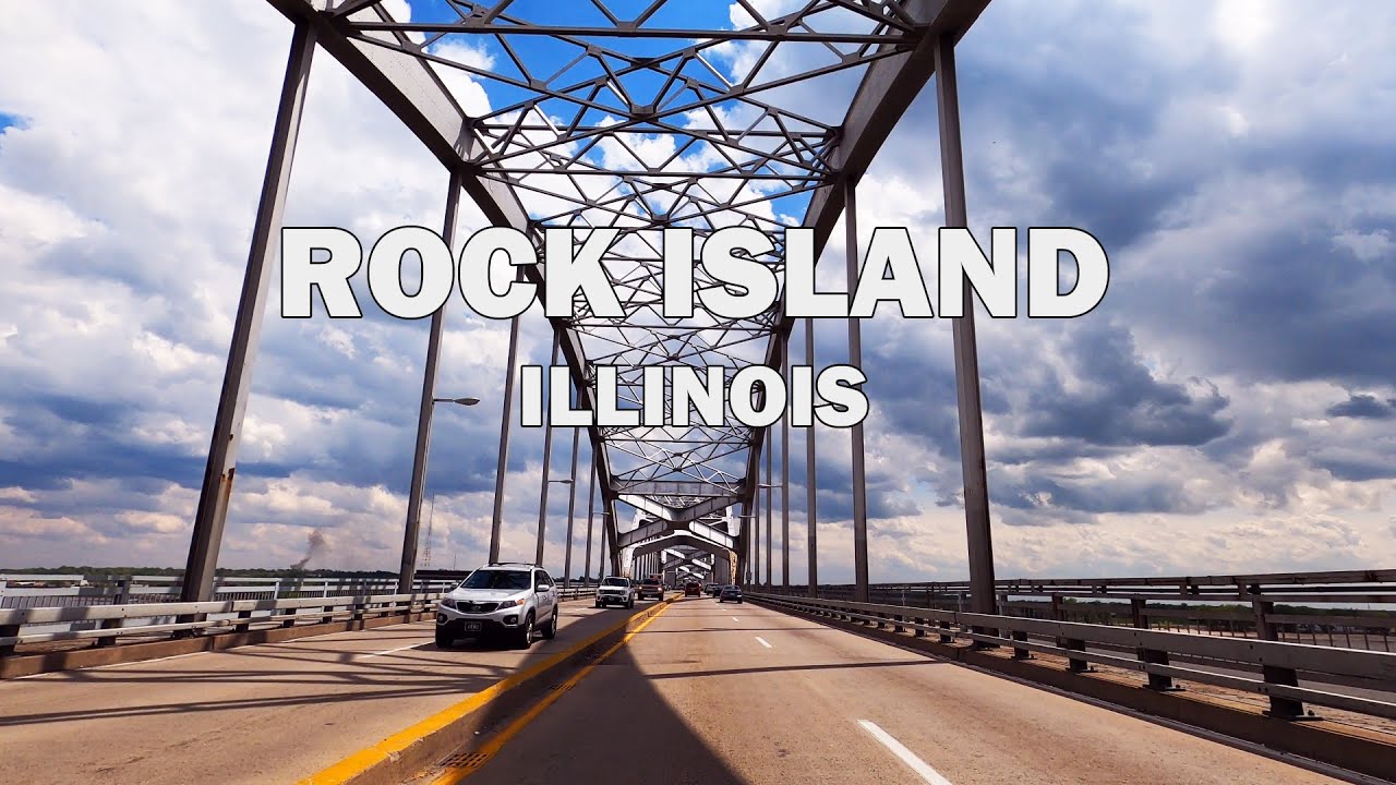Rock Island, Illinois (Quad Citeis) - Driving Tour 4K